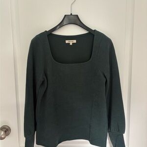 Madewell Forest Green Knit Top
